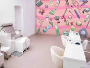 3D Salon Shop Beauty Salon Manicure Set Manicure Tools Wall Mural Wallpaper 54