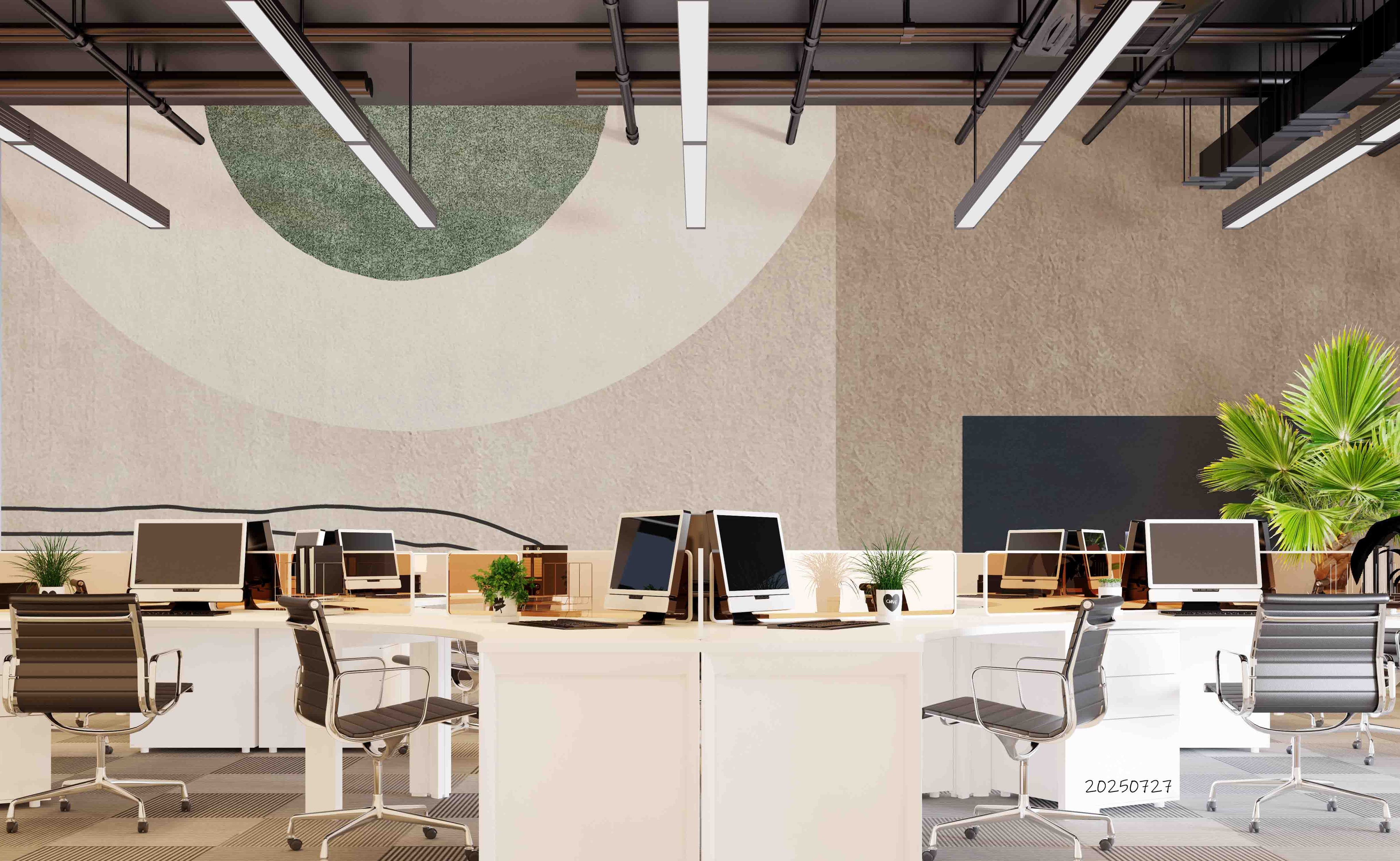 3D Office Business Technology Geometric Modern Wall Mural Wallpaper 18