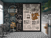 3D Restaurant Snack Bar Coffee Shop Wall Mural Wallpaper 34