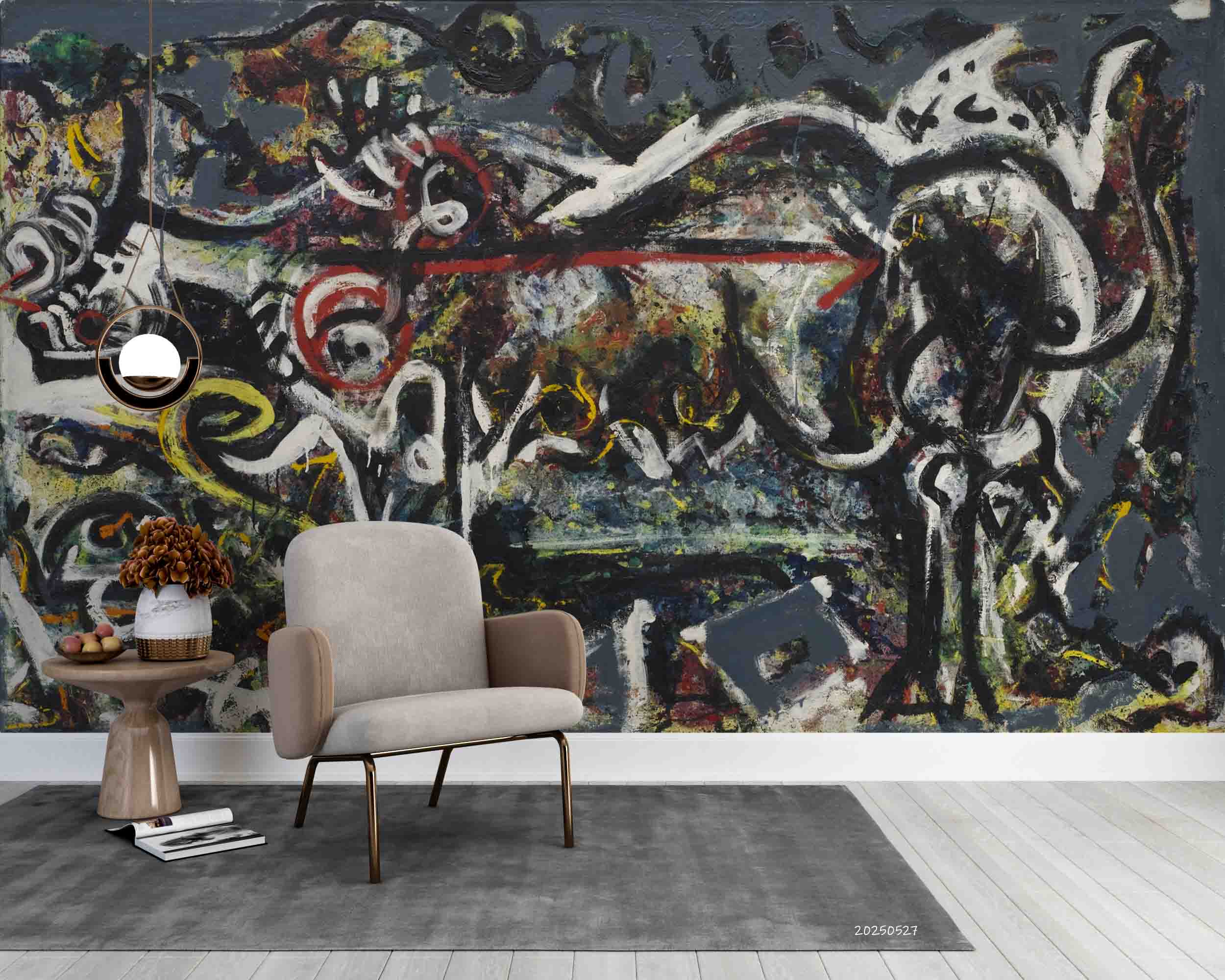 3D Artist's Abstract Painting Graffiti Artwork Wallpaper Wall Mural Wall Decor Wall Art Wall Sticker Remoable Wallpaper 37