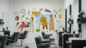 3D Salon Shop Beauty Salon Barber Shop Wall Mural Wallpaper 45