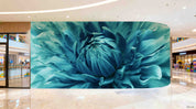 3D Retail Shop Store Market Trade Blue Floral Wall Mural Wallpaper 15