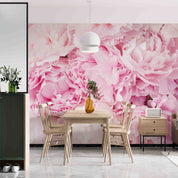 3D Floral Carnation Pink Wall Mural Wallpaper YXL 2597
