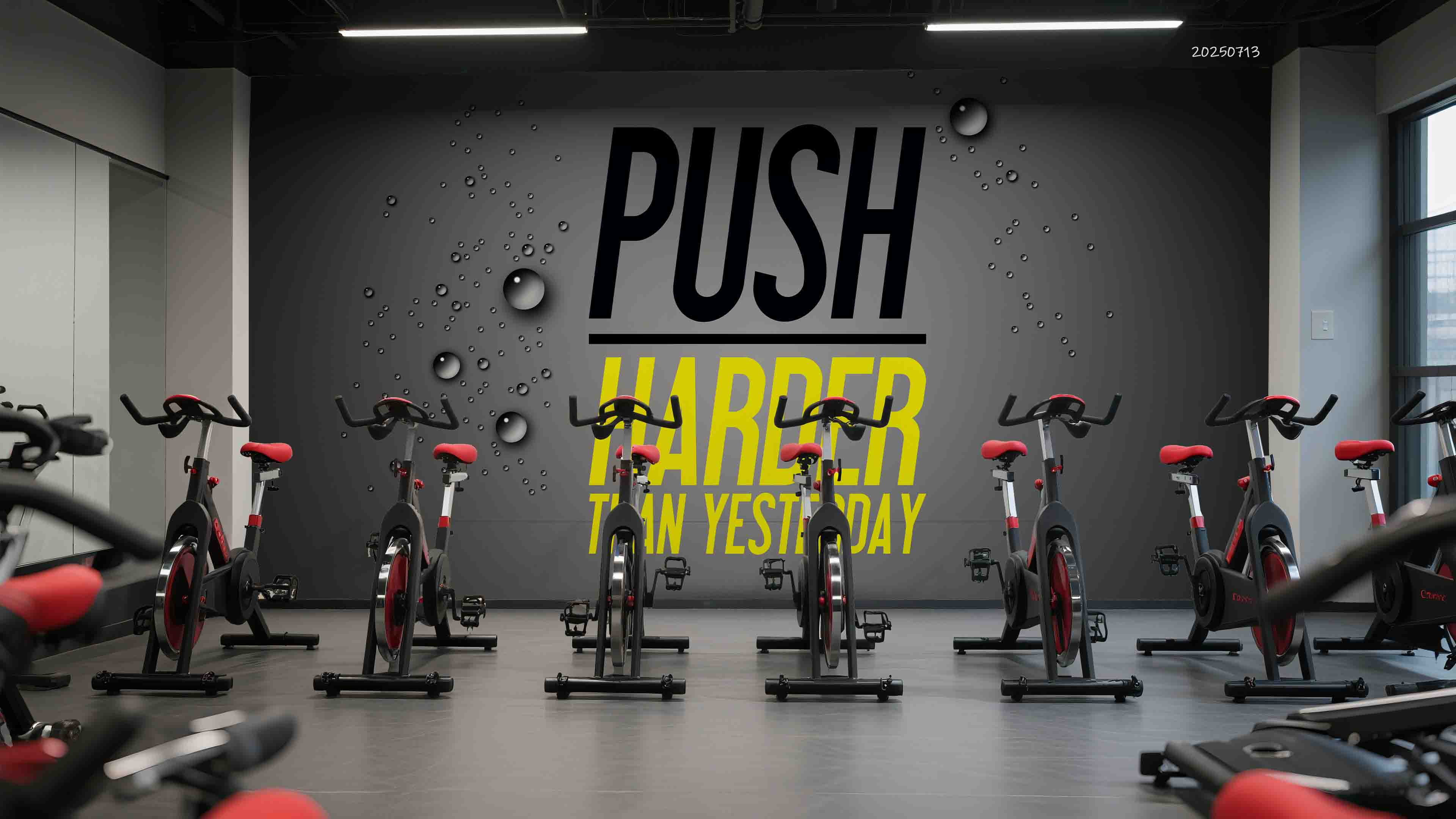 3D Gym Fitness Gymnasium Wall Mural Wallpaper 65