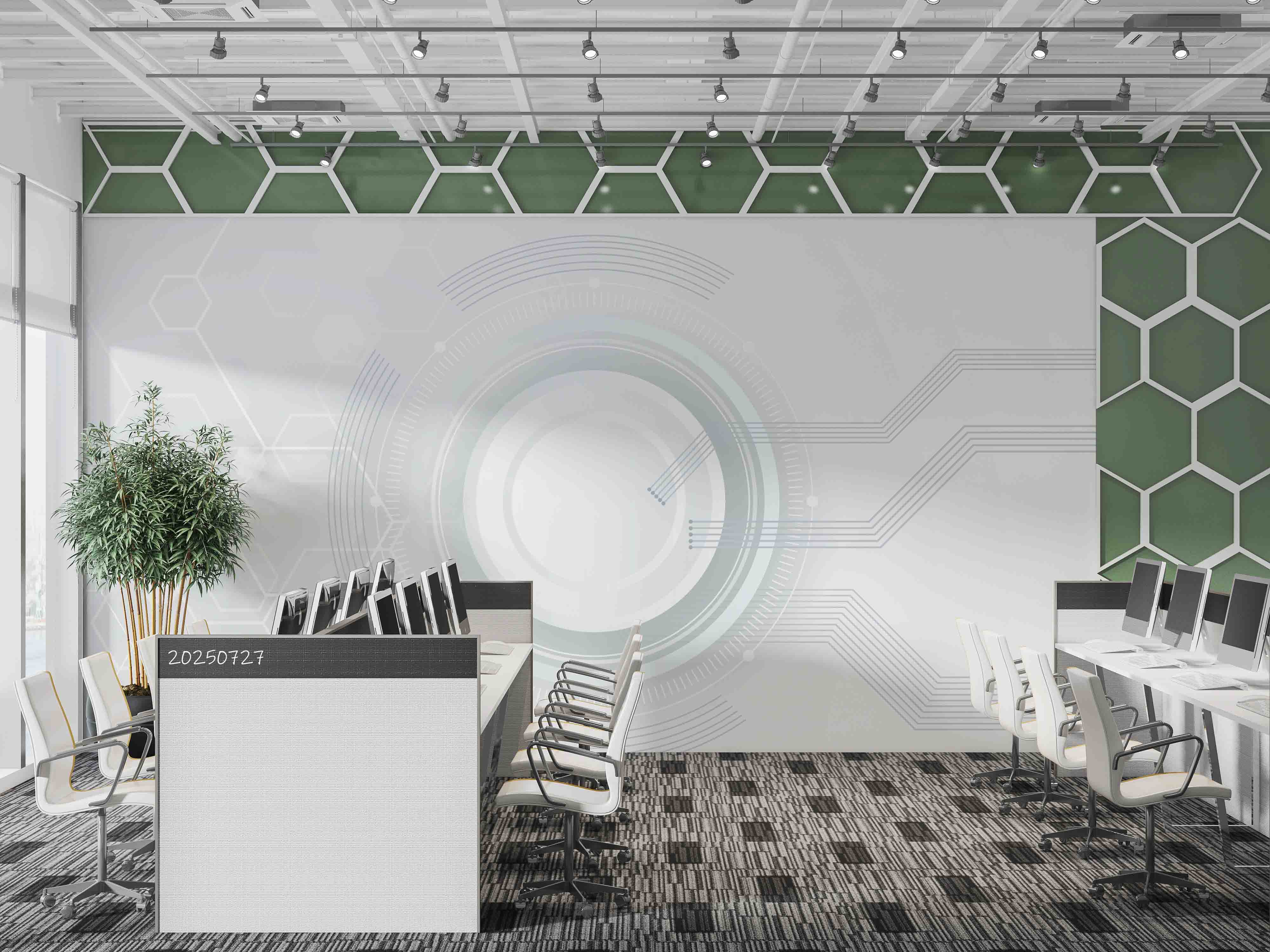 3D Office Business Technology Wall Mural Wallpaper 2