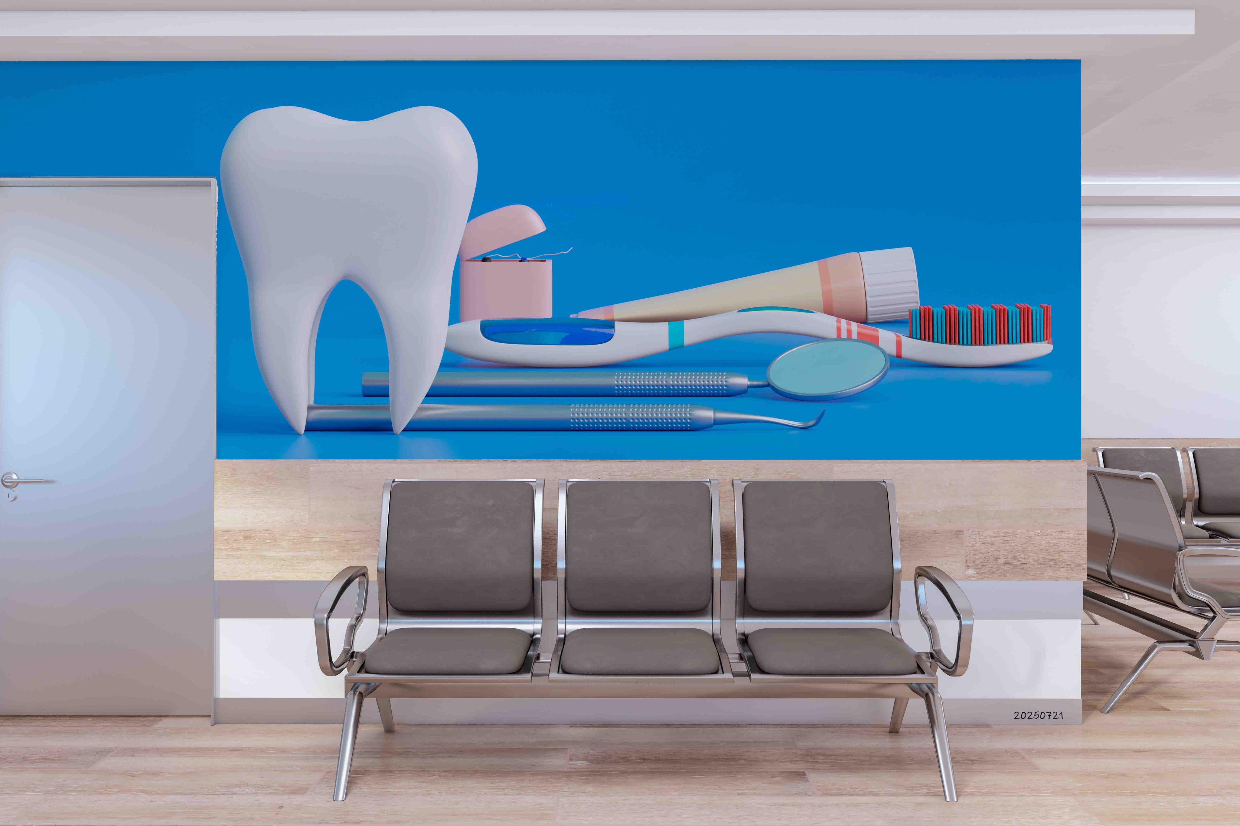 3D Clinic Hospital Rehabilitation Center Medical Healthcare Dentistry Stomatology Wall Mural Wallpaper 43