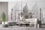 3D Taj Mahal India Agra Mausoleum Wall Mural Wallpaper GD 4786- Jess Art Decoration