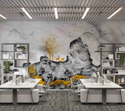 3D Office Business Commerce Ink Painting Wall Mural Wallpaper 41