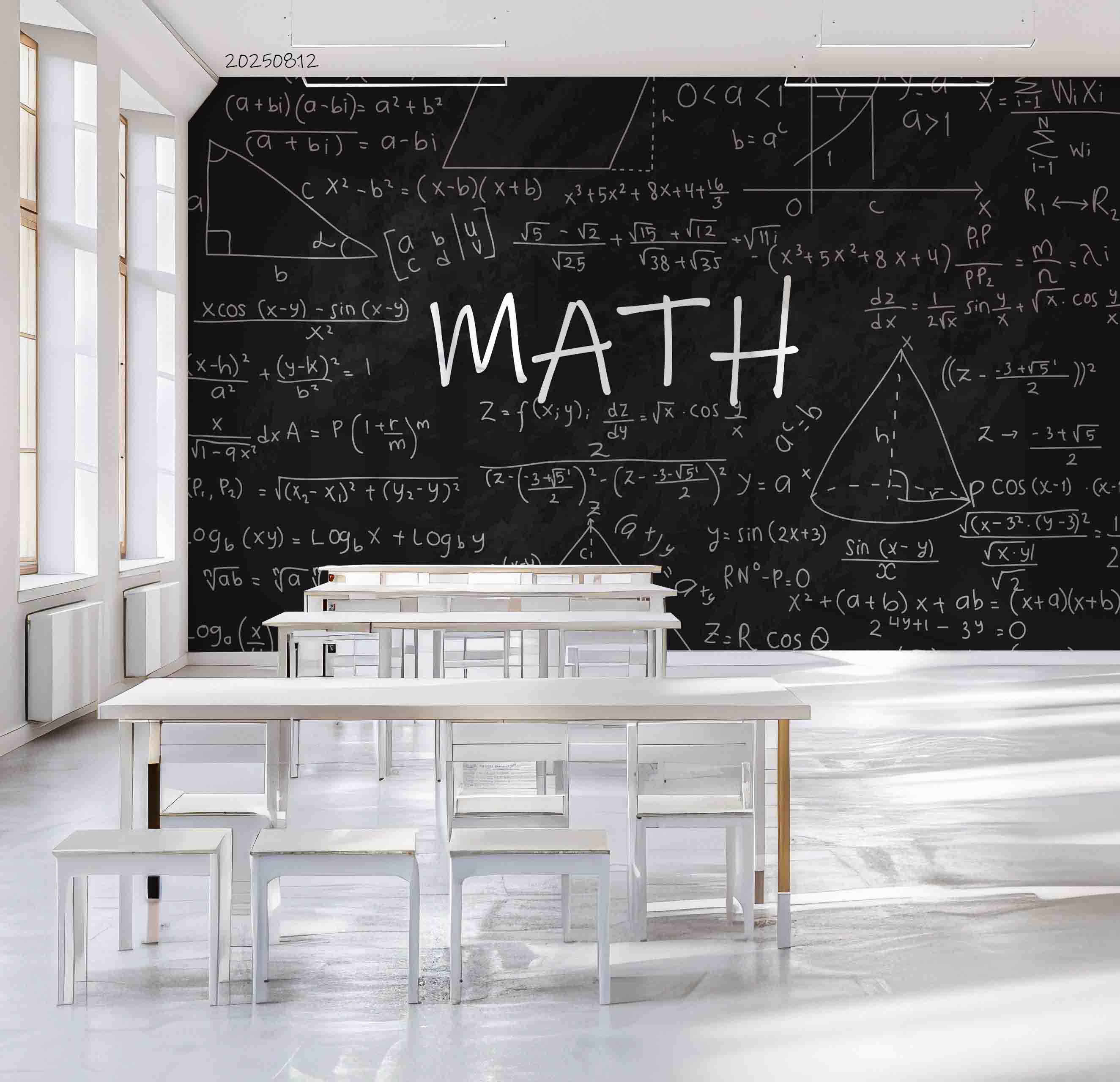 3D School STEM Science Lab Classroom Teaching Aid Math Wall Mural Wallpaper 31