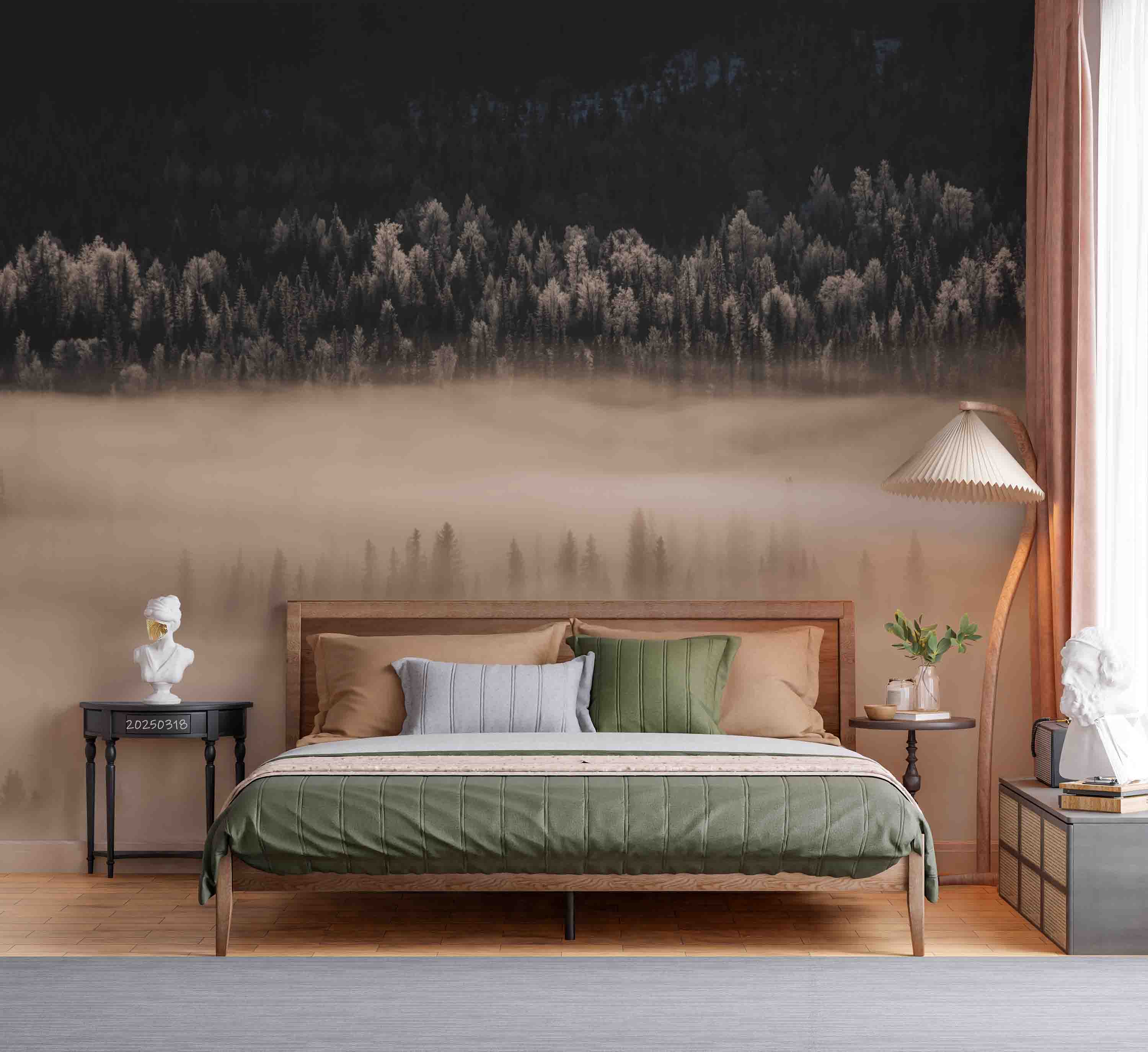 3D Brown Sky Forest Landscape Wallpaper Wall Mural Wall Decor Wall Art Wall Sticker Remoable Wallpaper 25