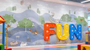 3D Play Centre Amusement Park Funfair Carnie Cartoon Animals Scenery Wall Mural Wallpaper 30