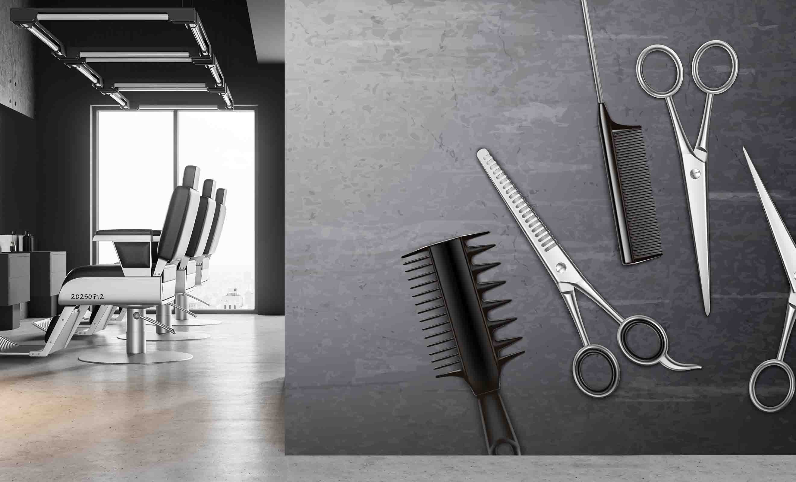 3D Salon Shop Beauty Salon Barber Shop Wall Mural Wallpaper 46