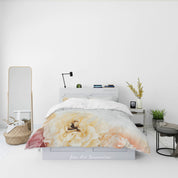 3D Floral Carnation Quilt Cover Set Bedding Set Duvet Cover Pillowcase 213