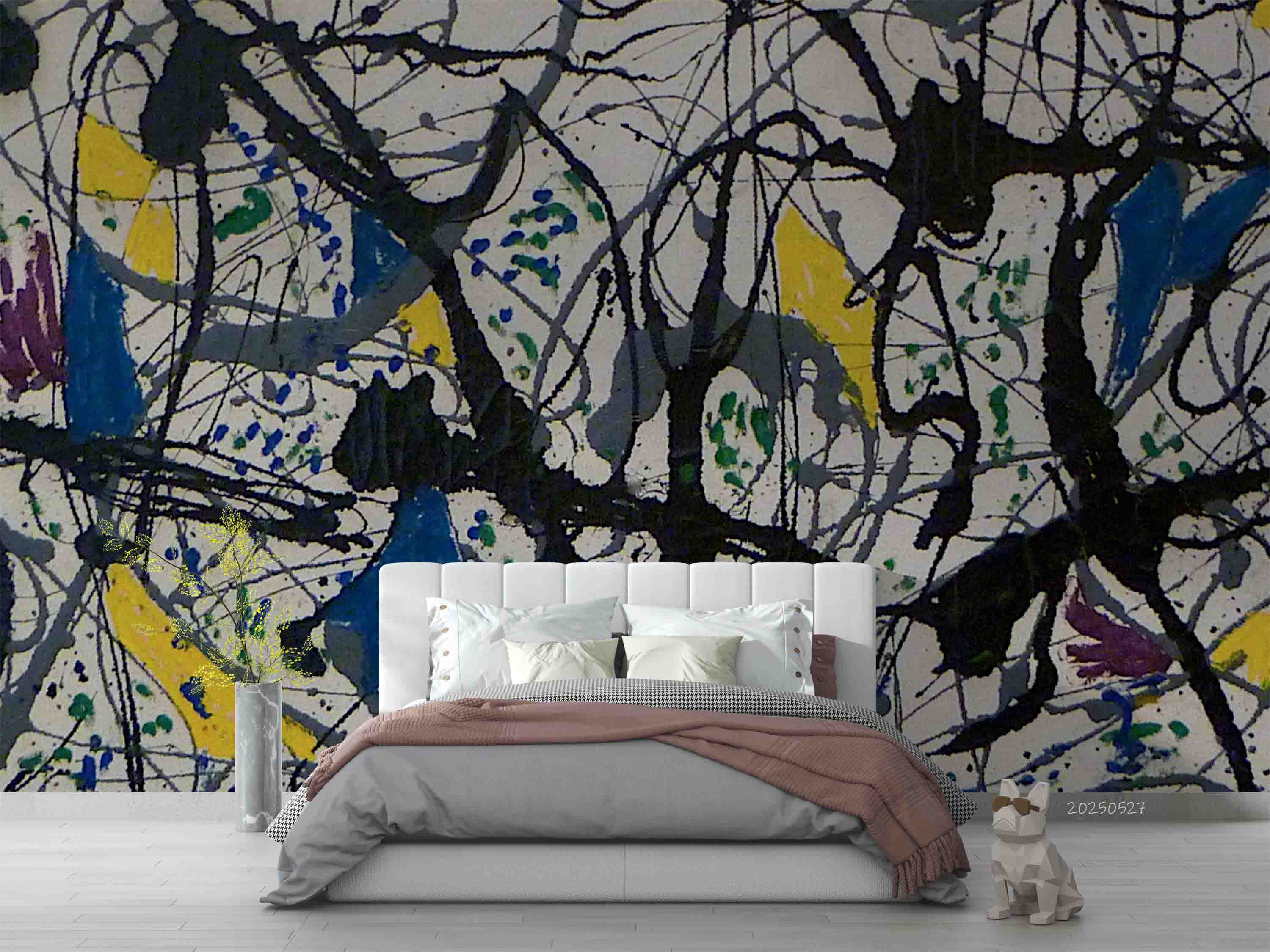 3D Artist's Abstract Painting Graffiti Artwork Wallpaper Wall Mural Wall Decor Wall Art Wall Sticker Remoable Wallpaper 13