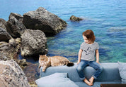 3D Sea Rock View Wall Mural Wallpaper GD 4391- Jess Art Decoration