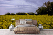 3D Yellow Rapeseed Field Floral Wallpaper Wall Mural Wall Decor Wall Art Wall Sticker Remoable Wallpaper