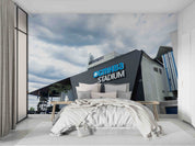 3D Architecture Stadium Cloud Sky Wall Mural Wallpaper YXL 430