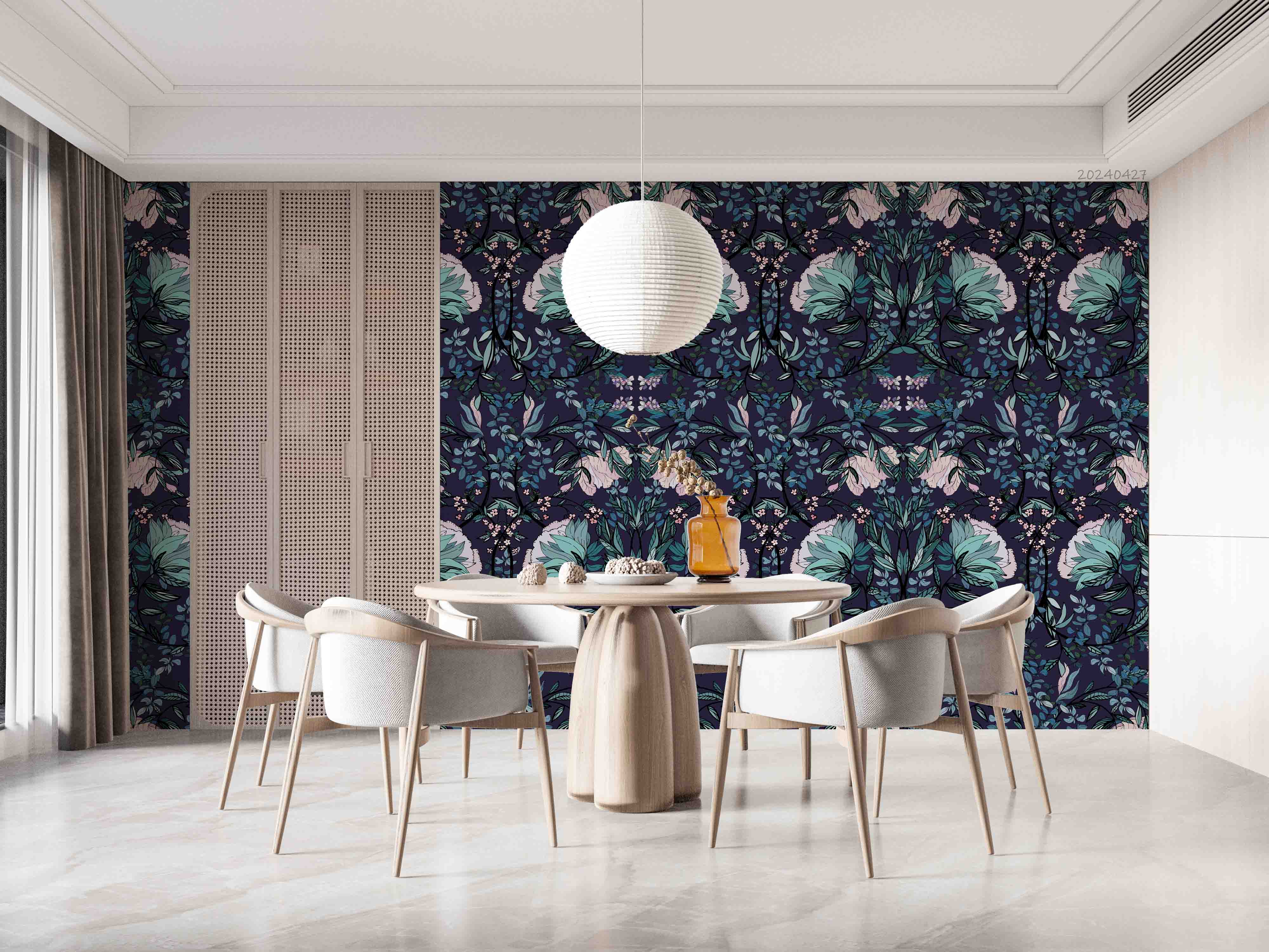 3D Vintage Floral Leaf William Morris Pattern Wallpaper Wall Mural Wall Decor Wall Art Wall Sticker Remoable Wallpaper
