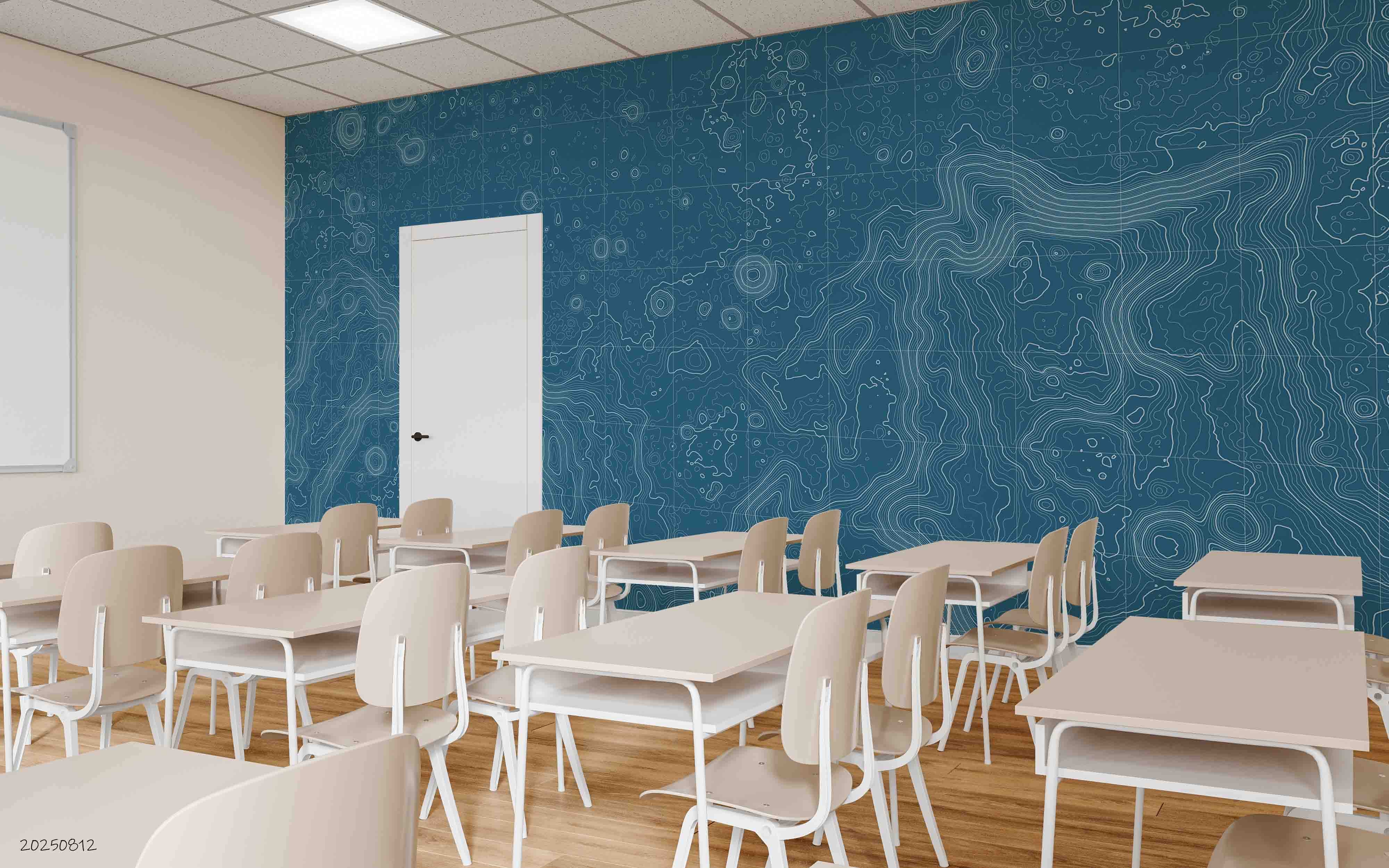 3D School STEM Science Lab Classroom Teaching Aid Geography Wall Mural Wallpaper 4
