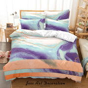 3D Ink And Wash Rectangle Ripple Quilt Cover Set Bedding Set Duvet Cover Pillowcase 36