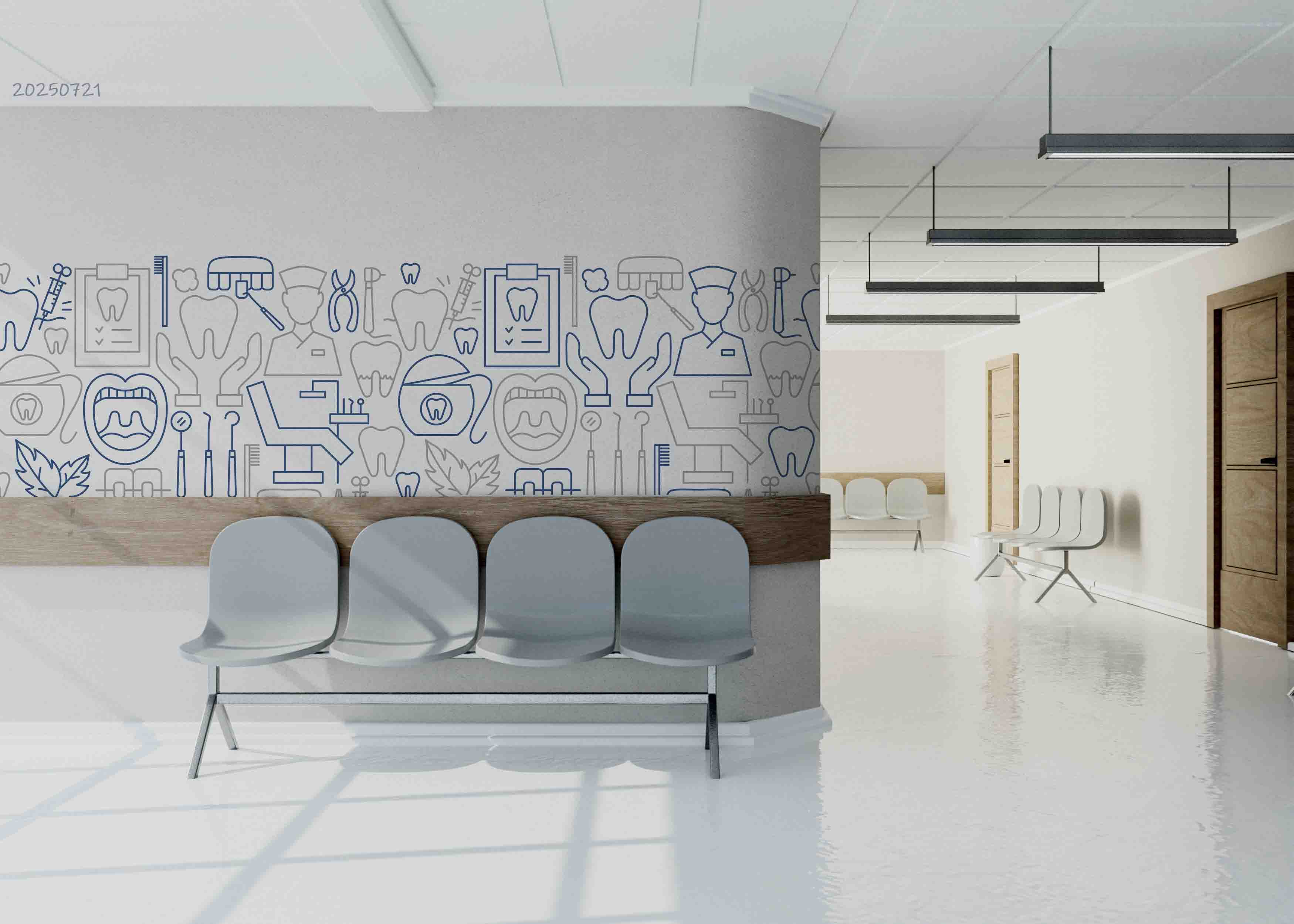 3D Clinic Hospital Rehabilitation Center Medical Healthcare Dentistry Stomatology Wall Mural Wallpaper 44