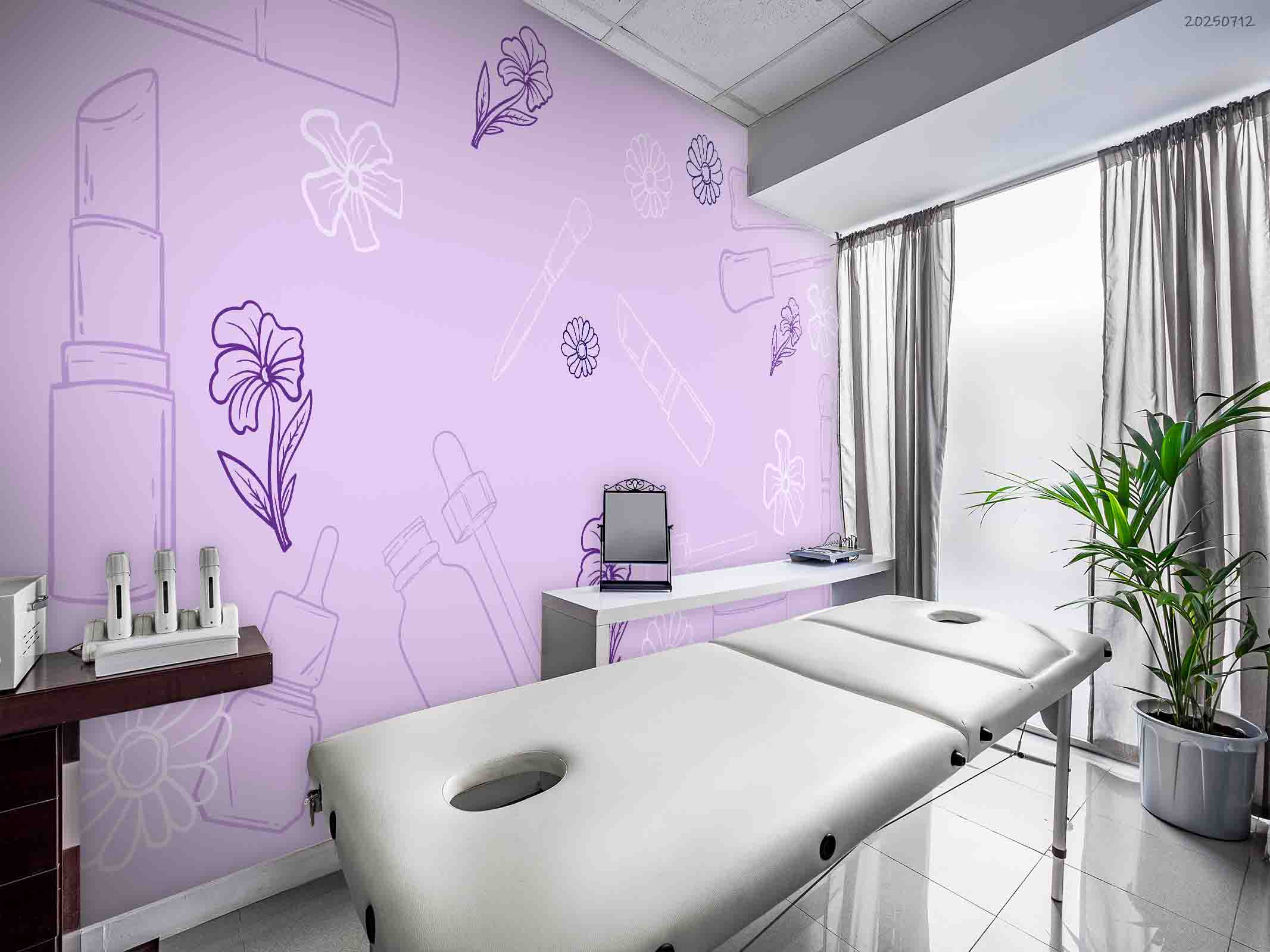 3D Salon Shop Beauty Salon Manicure Set Manicure Tools Wall Mural Wallpaper 67
