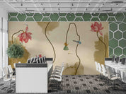 3D Office Business Technology Ink Painting Wall Mural Wallpaper 28