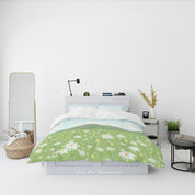 3D Floral Mountain Grassland Small Daisy Bird Cloud Quilt Cover Set Bedding Set Duvet Cover Pillowcase 175
