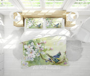 3D Floral Bird Branch Quilt Cover Set Bedding Set Duvet Cover Pillowcase 02