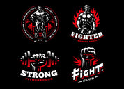 3D Poster Letter Weightlifting Man Ignis  Black Wall Mural Wallpaper YXL 81