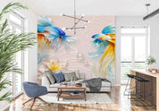 3D Aged Care Retirement Home Gerocomium Rest Home Fish Floral Wall Mural Wallpaper 9
