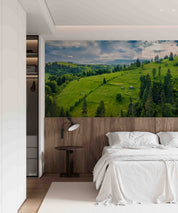 3D Hotel Inn Motel Hostel Resort Manor Scenery Wall Mural Wallpaper 16
