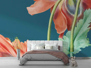 3D Red Poppy Flower Wallpaper Wall Mural Wall Decor Wall Art Wall Sticker Remoable Wallpaper 7