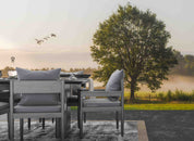 3D Wild Goose Fog Prairie Trees Autumn Landscape Wall Mural Wallpaper JN 382