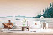 3D Winter Christmas Tree Landscape Wallpaper Wall Mural Wall Decor Wall Art Wall Sticker Remoable Wallpaper LQH 2