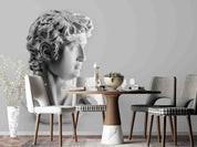 3D Sculpture Woman Hand Gray Wall Mural Wallpaper YXL 2443