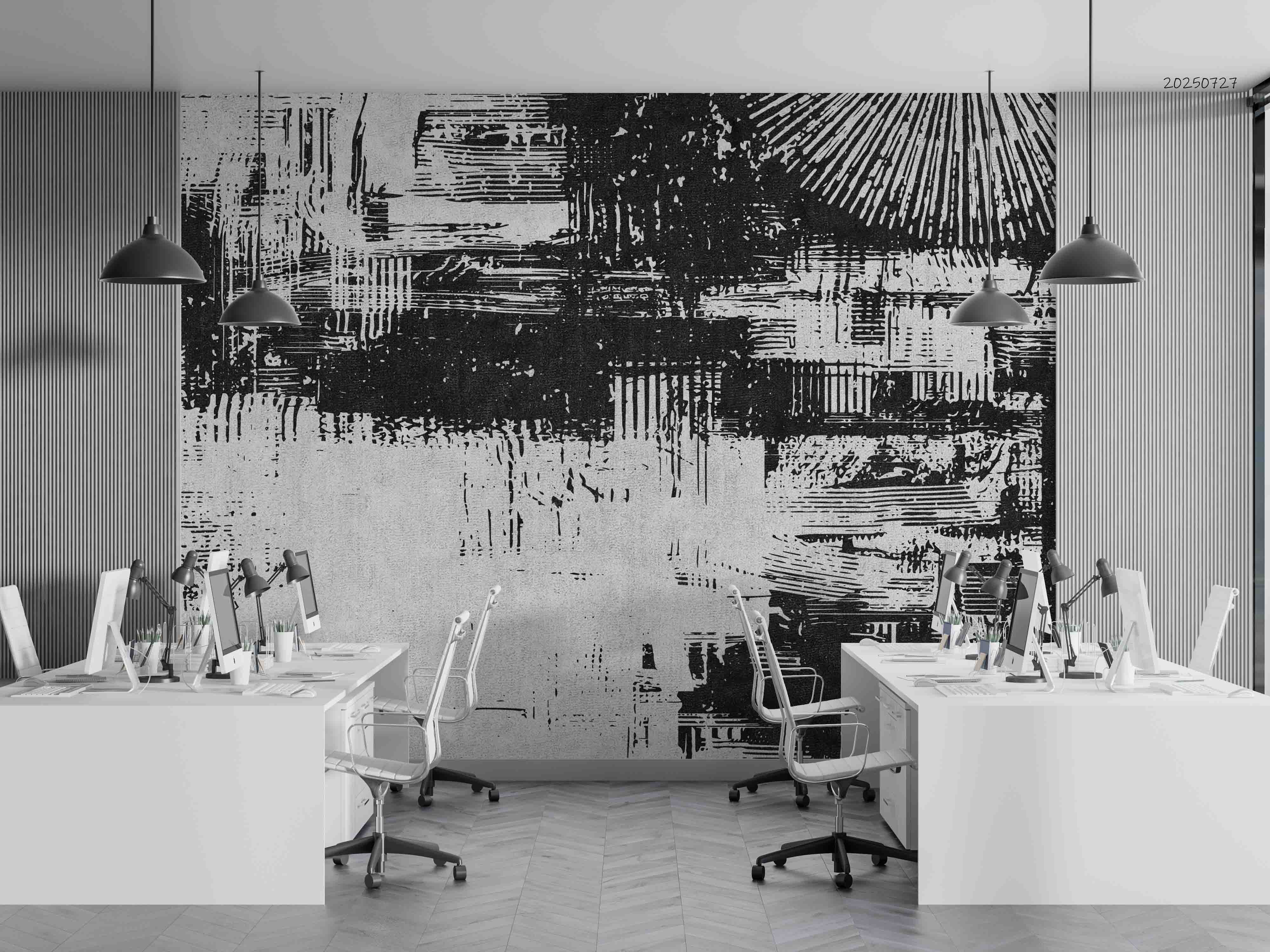 3D Office Business Technology Abstract Wall Mural Wallpaper 14