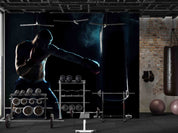 3D Gym Fitness Gymnasium Boxing Wall Mural Wallpaper 56