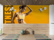 3D Gym Fitness Gymnasium Wall Mural Wallpaper 17