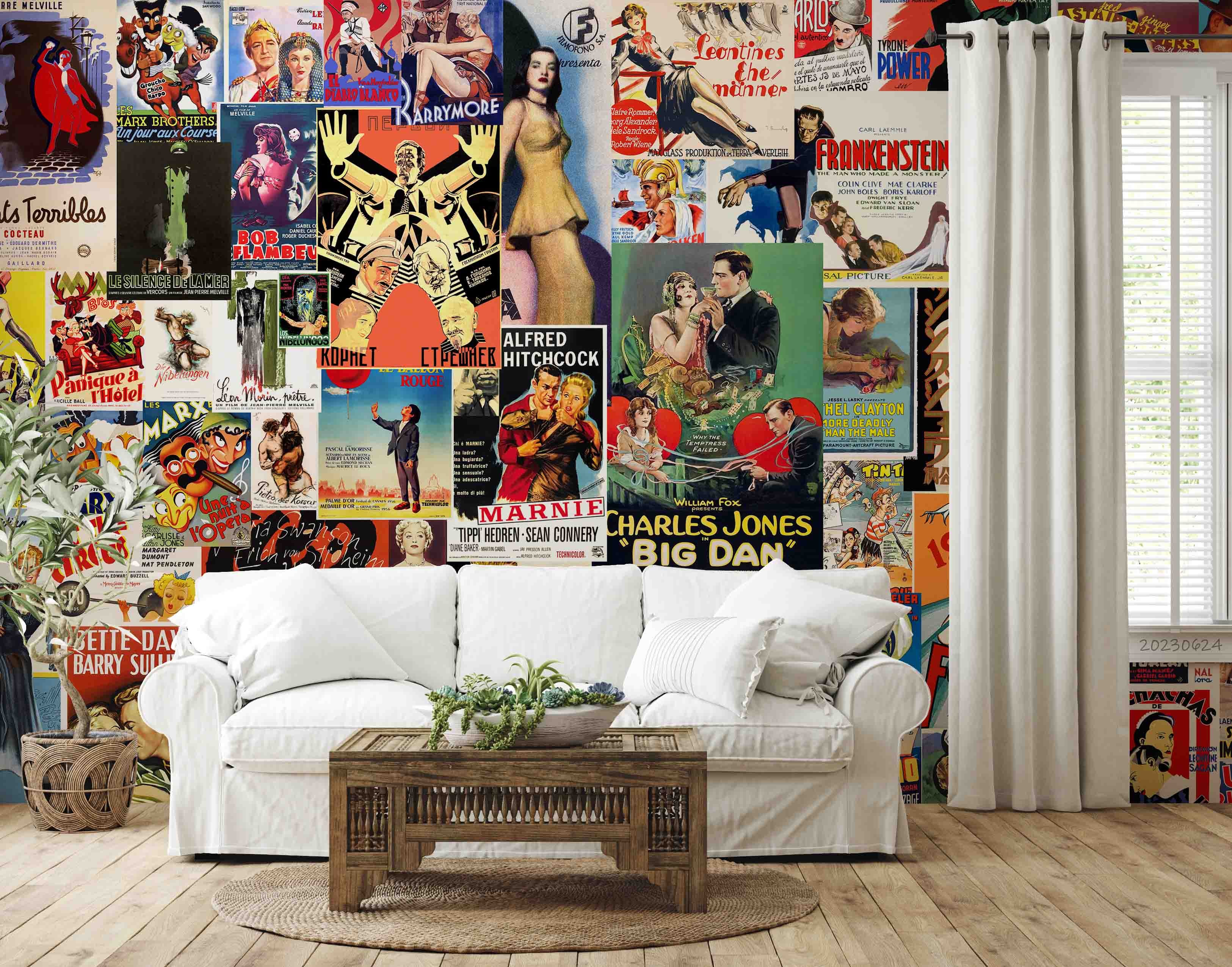 3D Movie Poster Wall Mural Wallpaper YXL 23- Jess Art Decoration