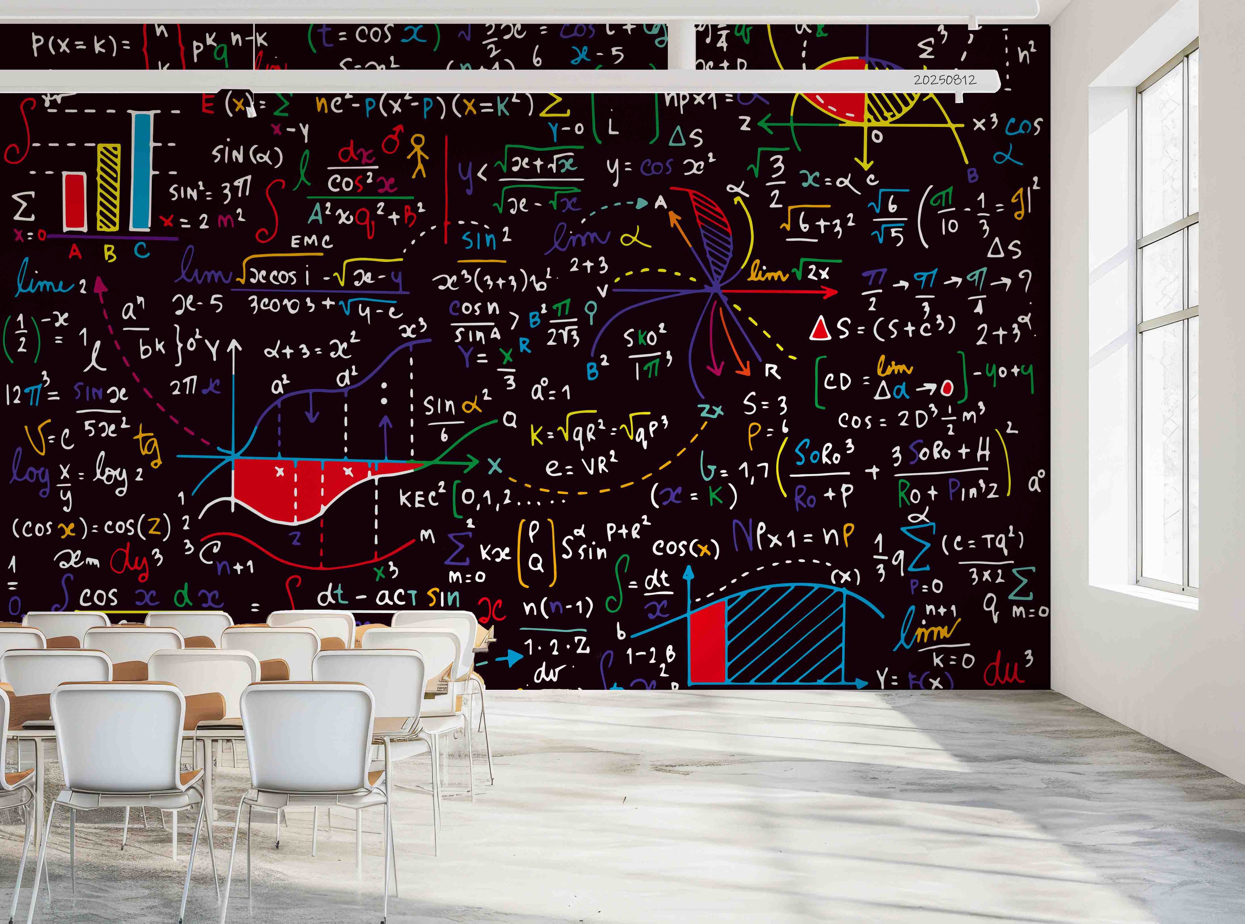 3D School STEM Science Lab Classroom Teaching Aid Math Wall Mural Wallpaper 30