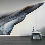 3D F-22 Raptor Aircraft Wall Mural Wallpaper GD 5382- Jess Art Decoration
