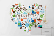 3D Clinic Hospital Rehabilitation Center Medical Healthcare Wall Mural Wallpaper 18