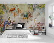 3D Saints Angels Fresco St Charles Church Wall Mural Wallpaper GD 5039- Jess Art Decoration