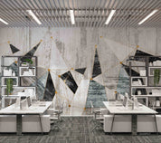 3D Office Business Commerce Geometric Modern Abstract Wall Mural Wallpaper 51