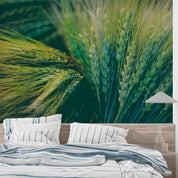 3D Green Wheat Ear Pattern Wallpaper Wall Mural Wall Decor Wall Art Wall Sticker Remoable Wallpaper