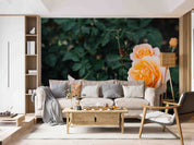 3D Yellow Rose Floral Leaf Wallpaper Wall Mural Wall Decor Wall Art Wall Sticker Remoable Wallpaper