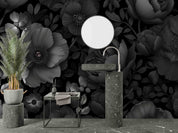 3D Abstract Black Floral Pattern Wallpaper Wall Mural Wall Decor Wall Art Wall Sticker Remoable Wallpaper