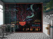 3D Restaurant Snack Bar Coffee Shop Wall Mural Wallpaper 66