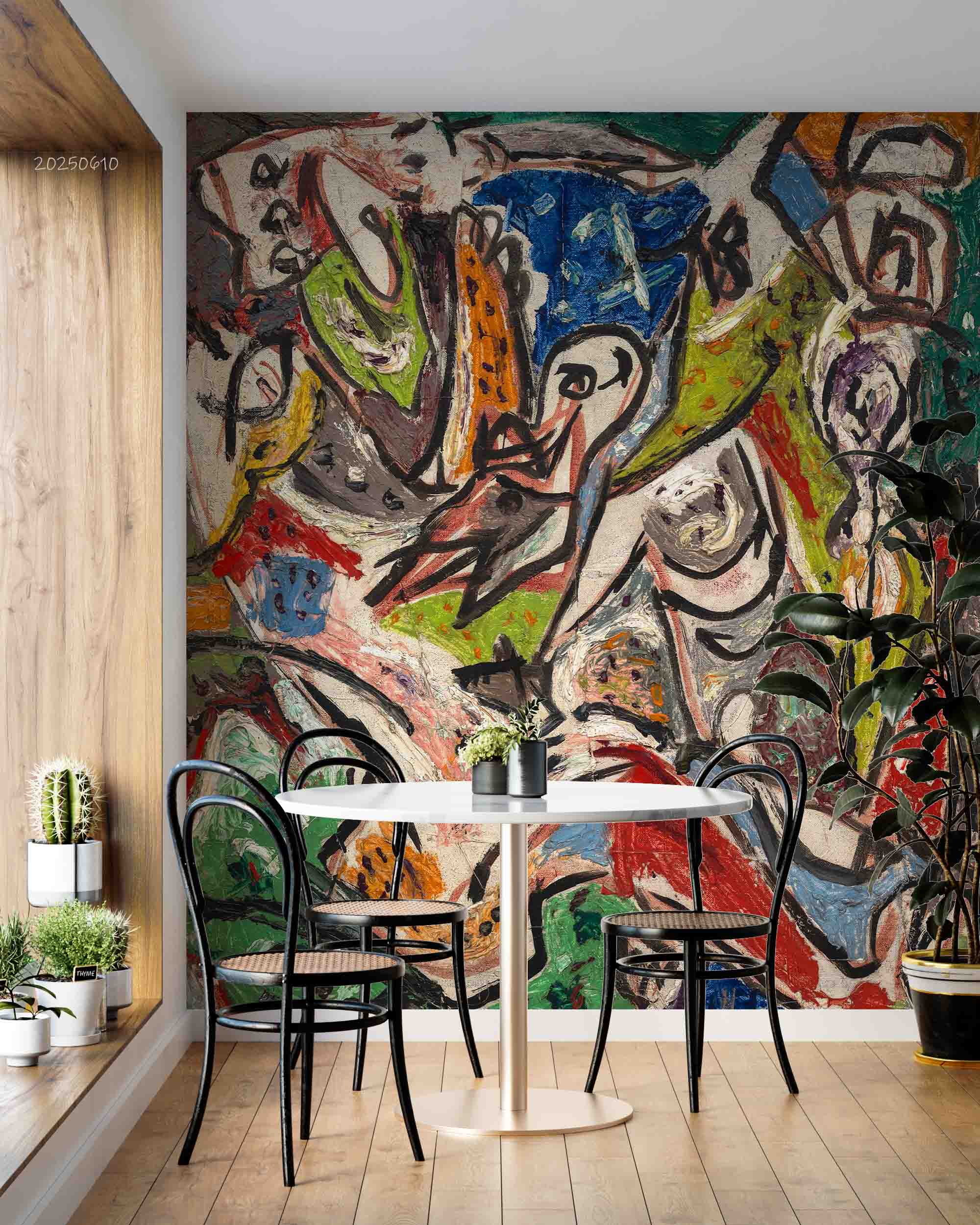 3D Artist's Abstract Painting Graffiti Artwork Wallpaper Wall Mural Wall Decor Wall Art Wall Sticker Remoable Wallpaper 46